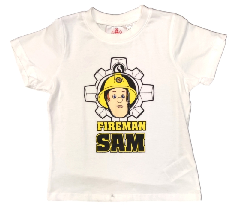 Feuerwehrmann Sam Shirt in weiß